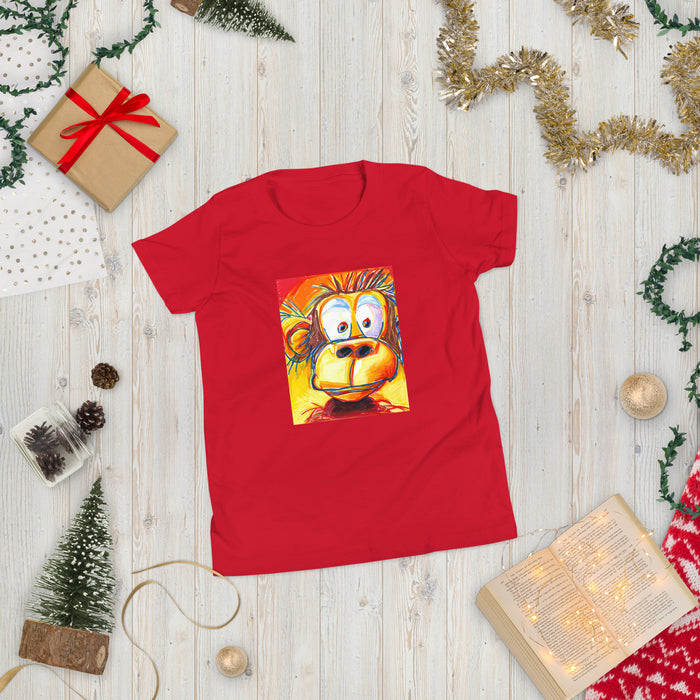 Silly Monkey - Youth Short Sleeve T-Shirt - Vichy's Art