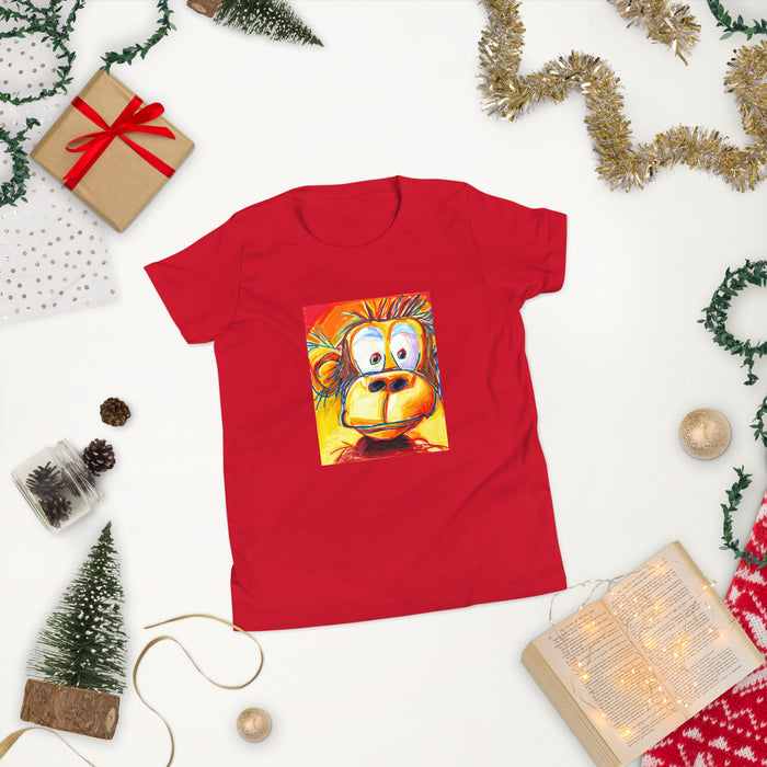 Silly Monkey - Youth Short Sleeve T-Shirt - Vichy's Art