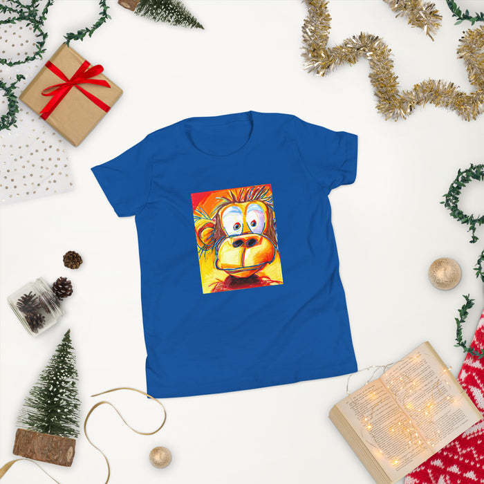 Silly Monkey - Youth Short Sleeve T-Shirt - Vichy's Art