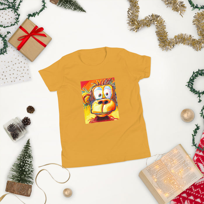 Silly Monkey - Youth Short Sleeve T-Shirt - Vichy's Art