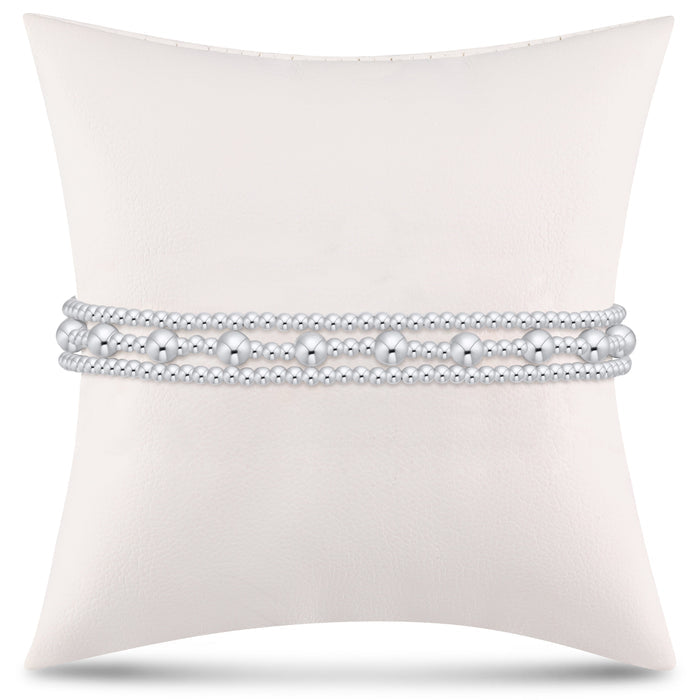 simply classic sincerity stack - sterling - stack of 3