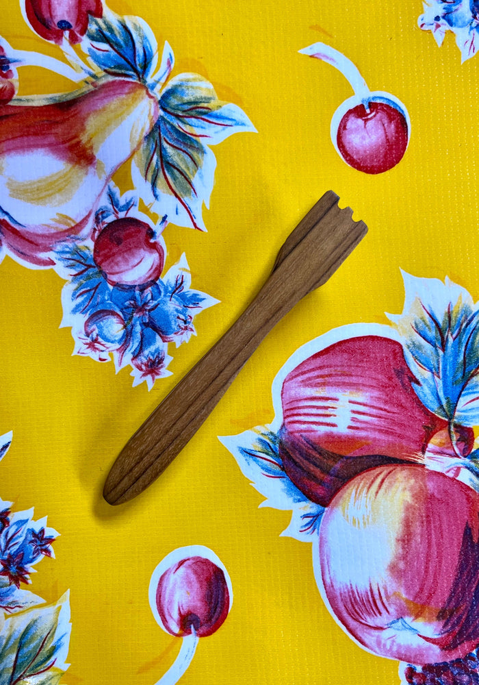 Small Teak Tongs