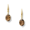 Smokey Quartz Bling Earring
