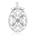 Southern Gates® Beaded Oval Pendant