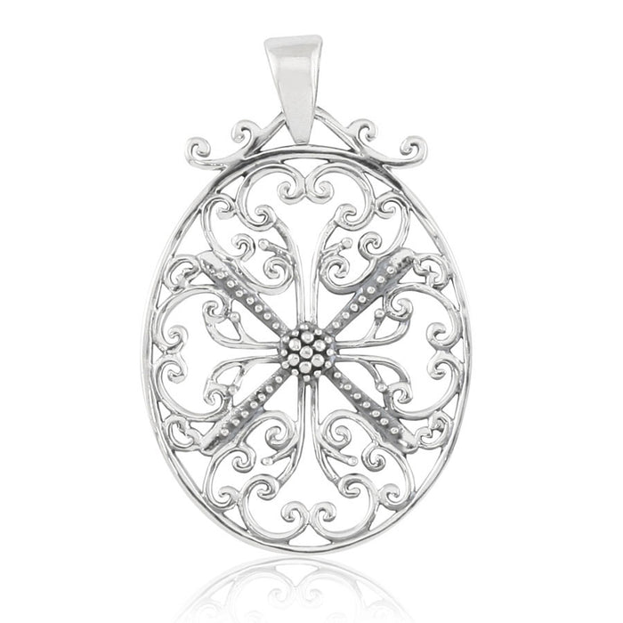 Southern Gates® Beaded Oval Pendant