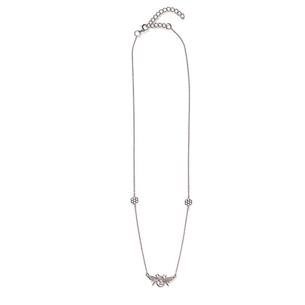 Southern Gates® Bee and Honeycomb Station Necklace