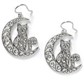 Southern Gates® Cat and Moon Earrings