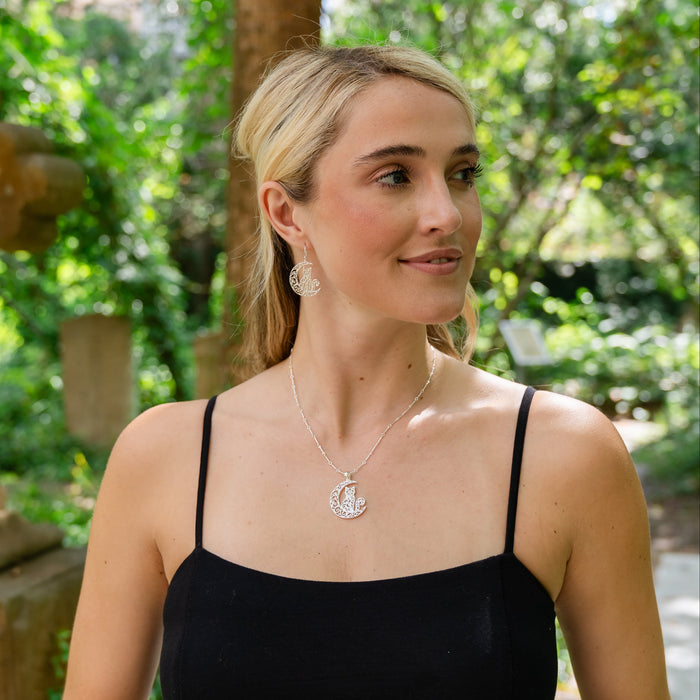Southern Gates® Cat and Moon Pendant