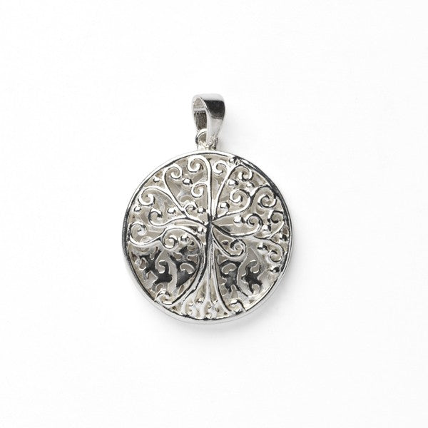 Southern Gates® Double Sided Cross and Oak Tree Pendant