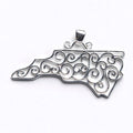 Southern Gates® Filagree North Carolina State Pendant