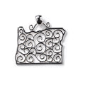 Southern Gates® Filagree Oregon State Pendant