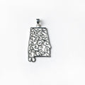 Southern Gates® Filigree Alabama State Pendant