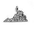 Southern Gates® Filigree Virginia State Pendant