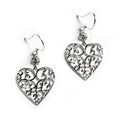 Southern Gates® Flat Heart Earrings