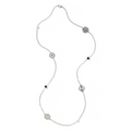 Southern Gates® Harbor Station Necklace with Lapis and Pearls