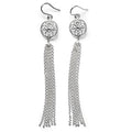 Southern Gates® Heart Scroll Tassel Earrings
