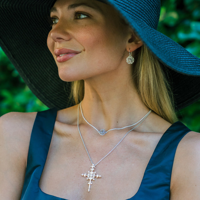 Southern Gates® Iris Cross Pendant