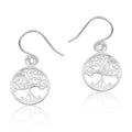Southern Gates® Mini Circle Oak Tree Earrings