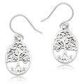 Southern Gates® Mini Oval Oak Tree Earrings