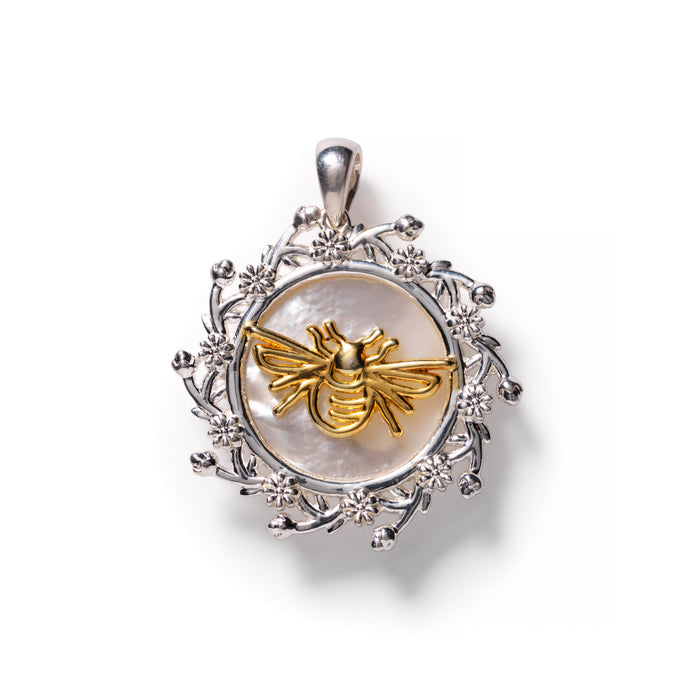 Southern Gates® Mother Of Pearl Bee Pendant