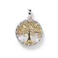 Southern Gates® Mother of Pearl Gold Oak Tree Pendant