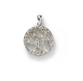Southern Gates® Mother of Pearl Silver Oak Tree Pendant