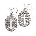 Southern Gates®  Open Filigree Cross Earrings