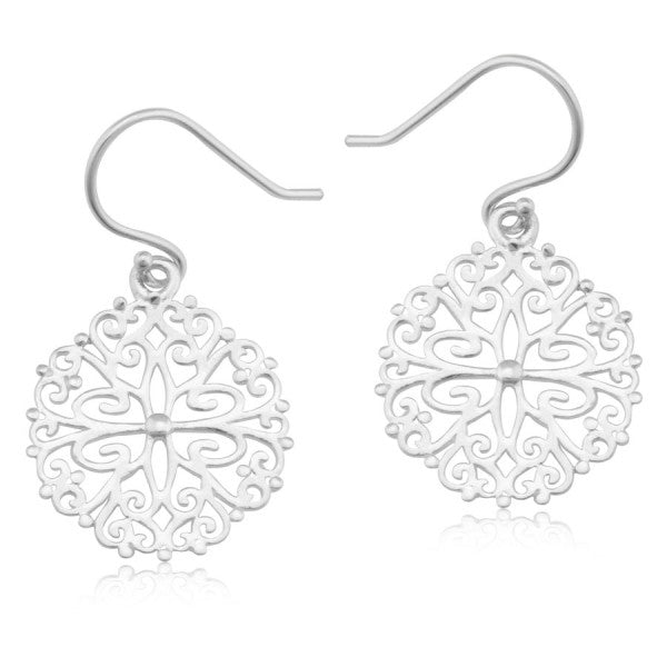 Southern Gates® Ornamental Round Filigree Earrings