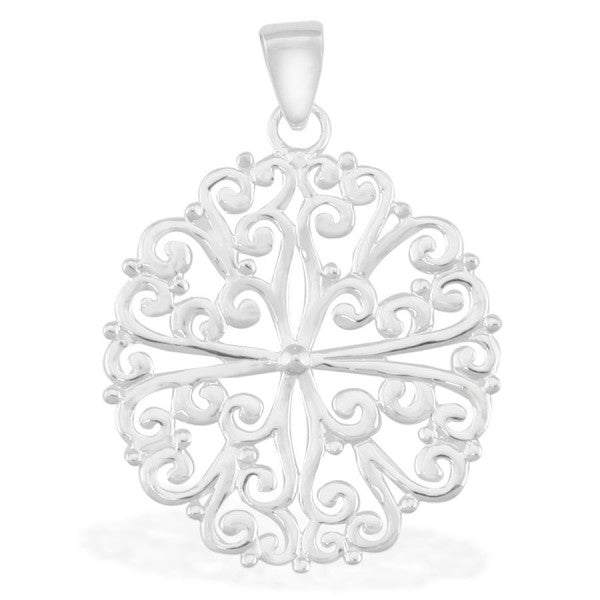 Southern Gates® Ornamental Round Filigree Pendant