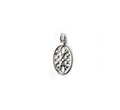 Southern Gates® Oval Flower Scroll Pendant
