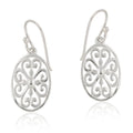 Southern Gates® Oval Heart Scroll Earrings