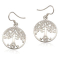 Southern Gates® Round Oak Tree Earrings
