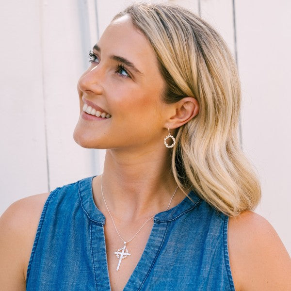 Southern Gates® Scrolling Circle Earrings