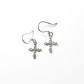 Southern Gates® Scrolling Vine Cross Earrings