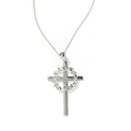Southern Gates® Scrolling Vine Cross Necklace