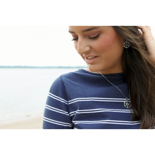 Southern Gates® Ships Wheel Earrings