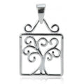 Southern Gates® Square Oak Tree Pendant