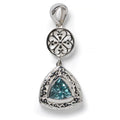 Southern Gates® Trillion-Cut Blue Topaz Pendant