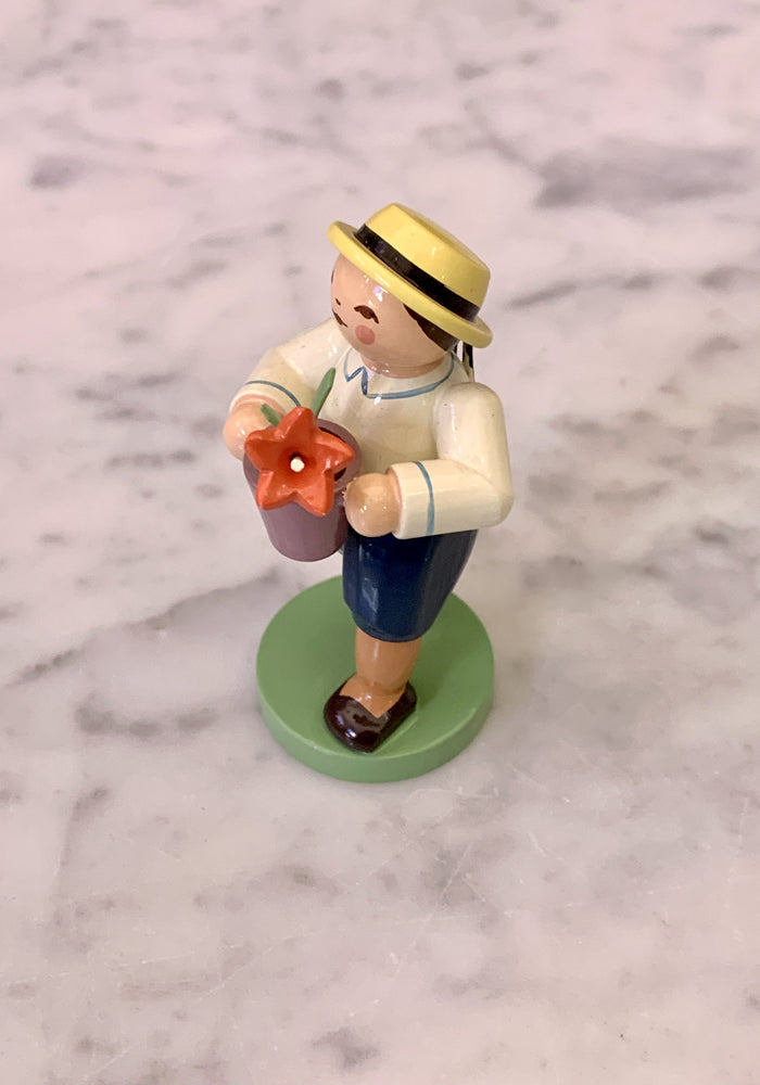 Springtime Boy with Flower