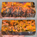 Stabilized box elder burl wood block