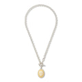 Sterling Ivoire Skull Pendant