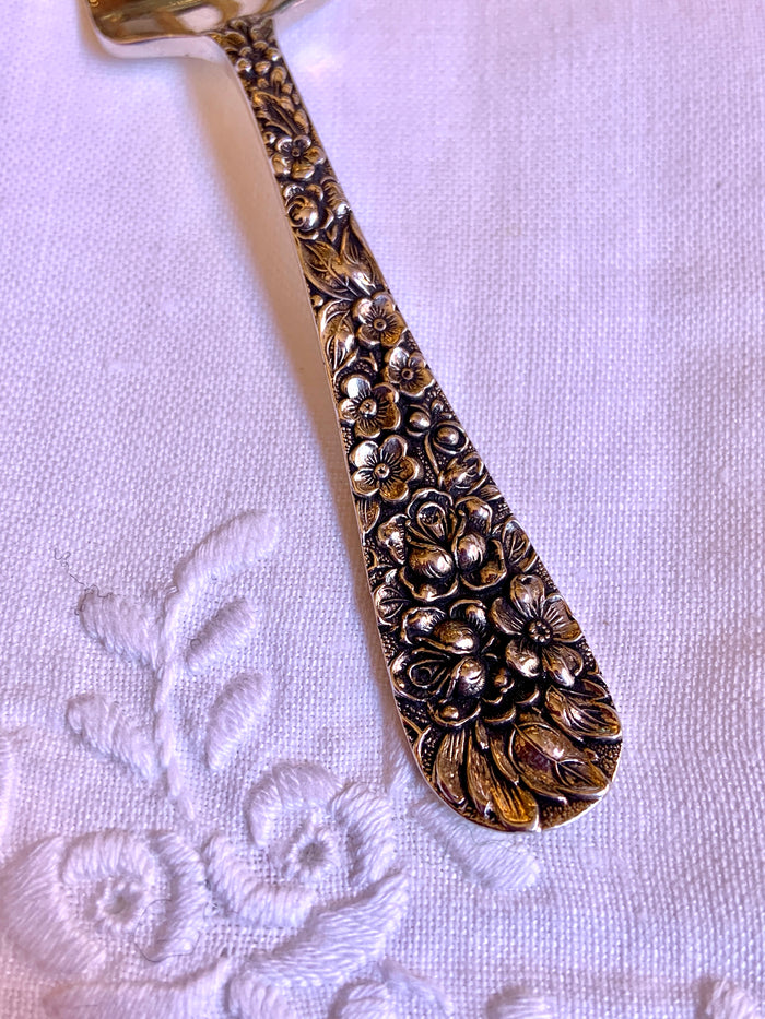 Sterling Repoussé Baby Fork
