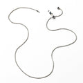 Sterling Silver 1.1mm Wheat Diamond Cut Chain with Smartbead