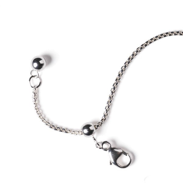 Sterling Silver 1.2mm Rounded Box with Smartbead