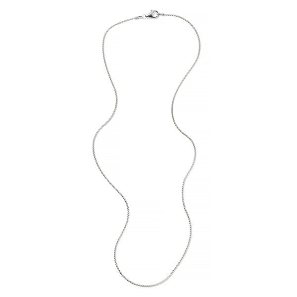 Sterling Silver 1.3mm Rounded Box Chain