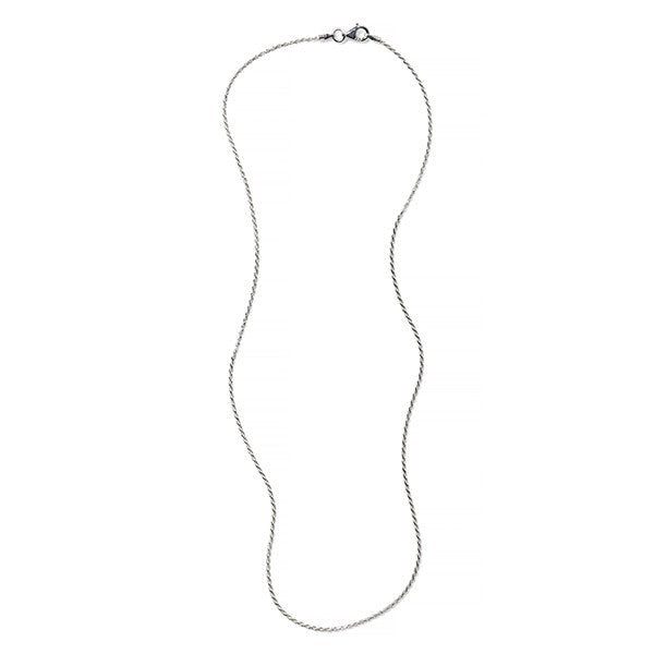 Sterling Silver 1mm Diamond Cut Rope Chain