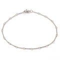 Sterling Silver 1mm Tiny Bar Bracelet