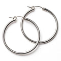 Sterling Silver Hoop Earring 34mm