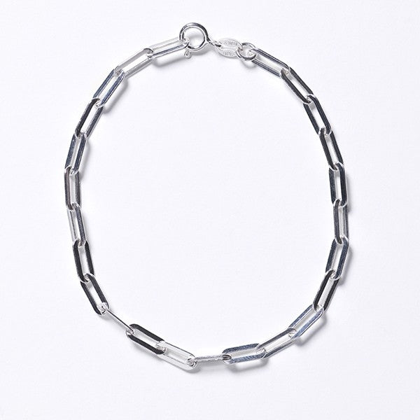 Sterling Silver Paperclip Bracelet