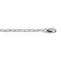 Sterling Silver Tiny Paperclip Chain